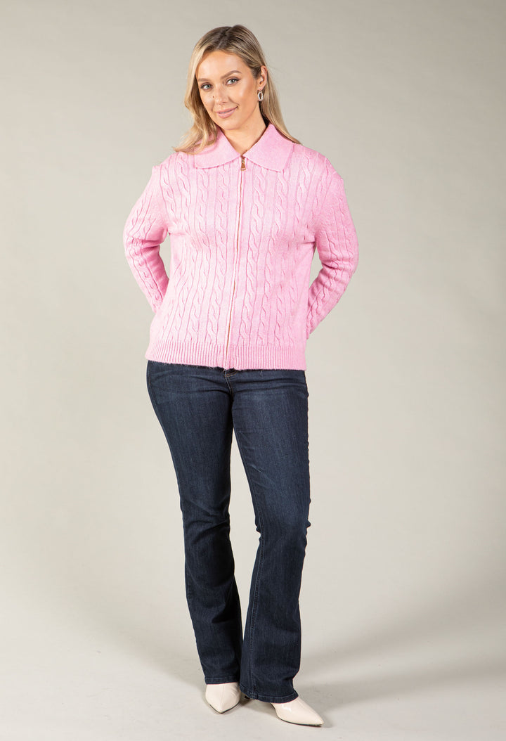 Diana Zip Up Cardigan