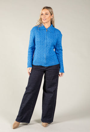 Diana Zip Up Cardigan