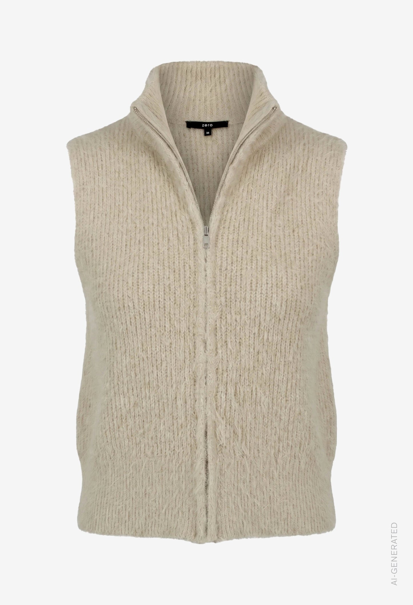 Fluffy Knit Gilet
