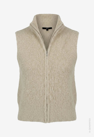 Fluffy Knit Gilet