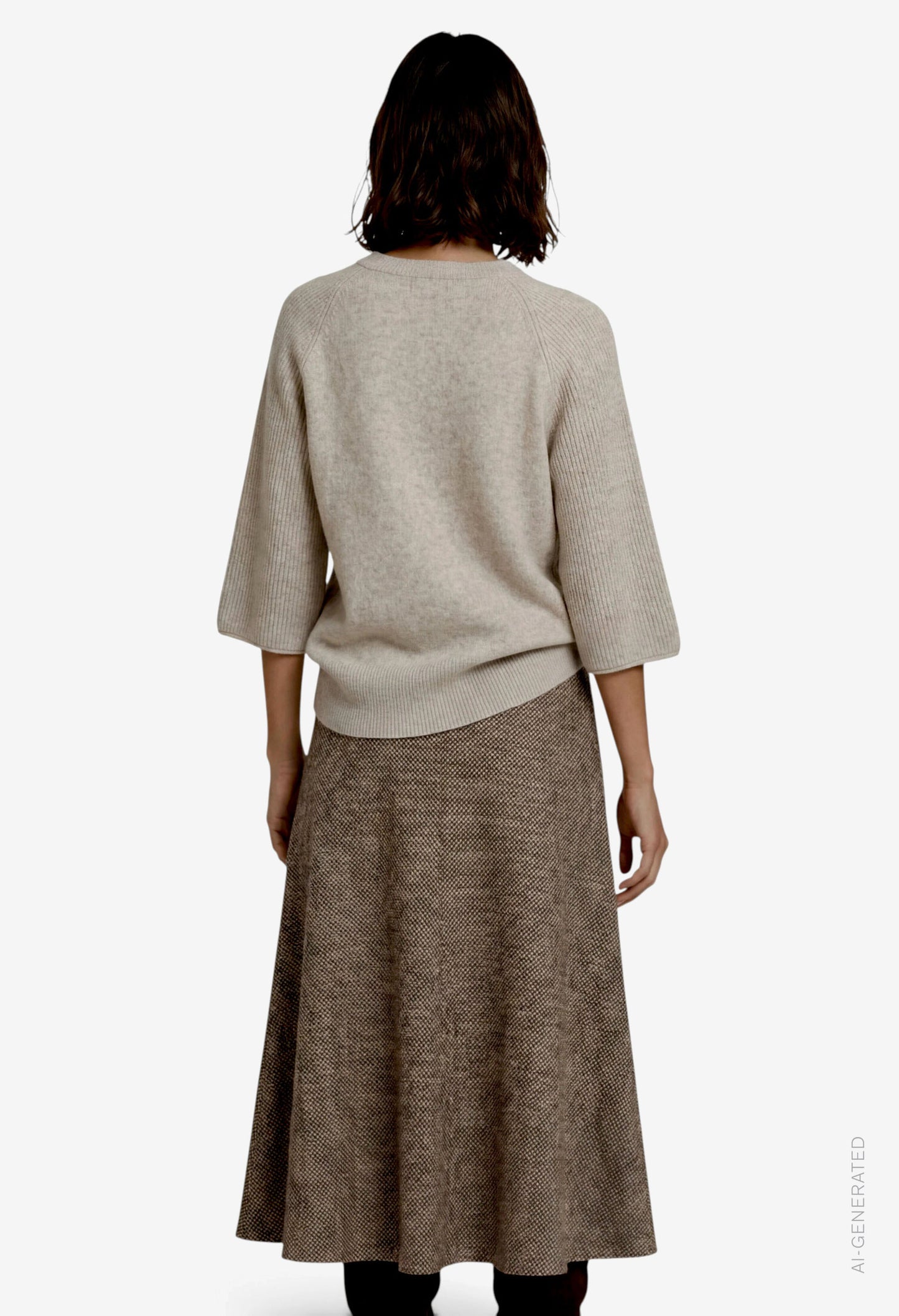 Batwing Sleeve Knit Jumper