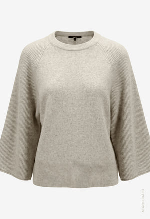 Batwing Sleeve Knit Jumper