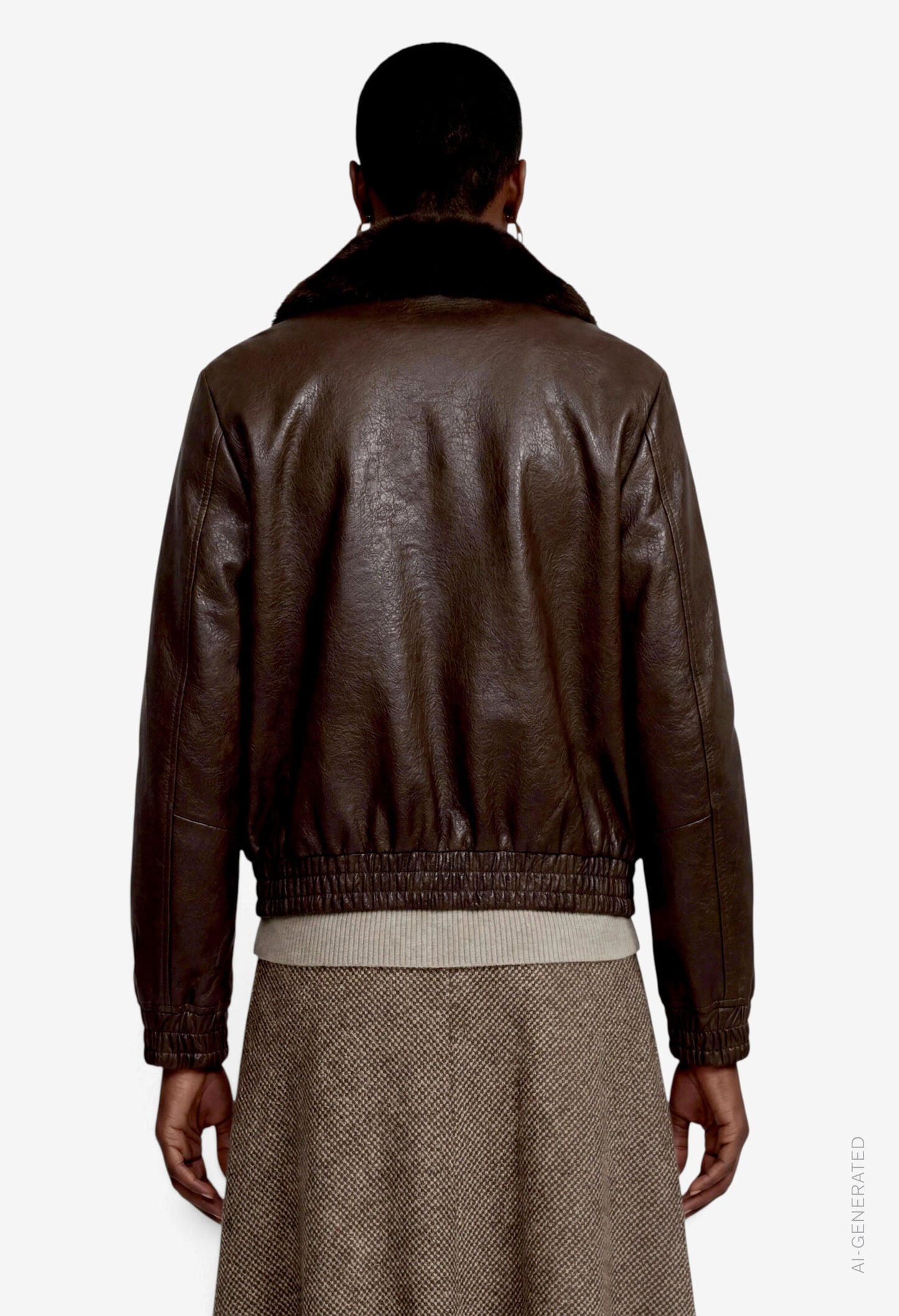 Faux Leather Jacket