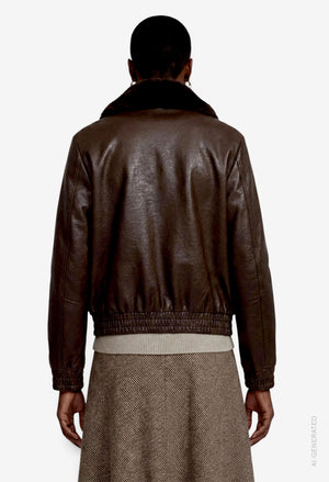 Faux Leather Jacket