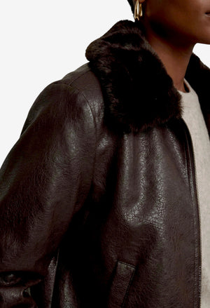 Faux Leather Jacket