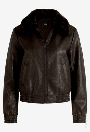 Faux Leather Jacket