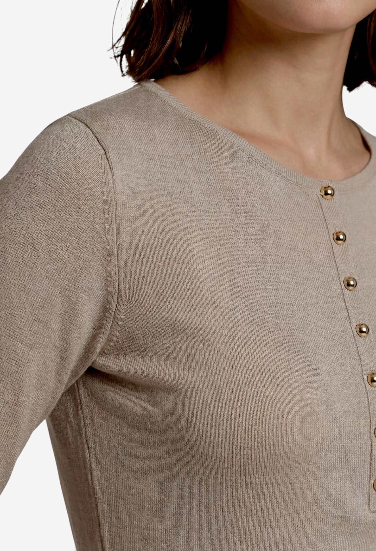 Button Detail Knit Top