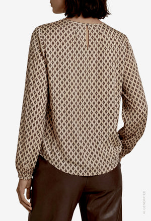 Abstract Print Blouse