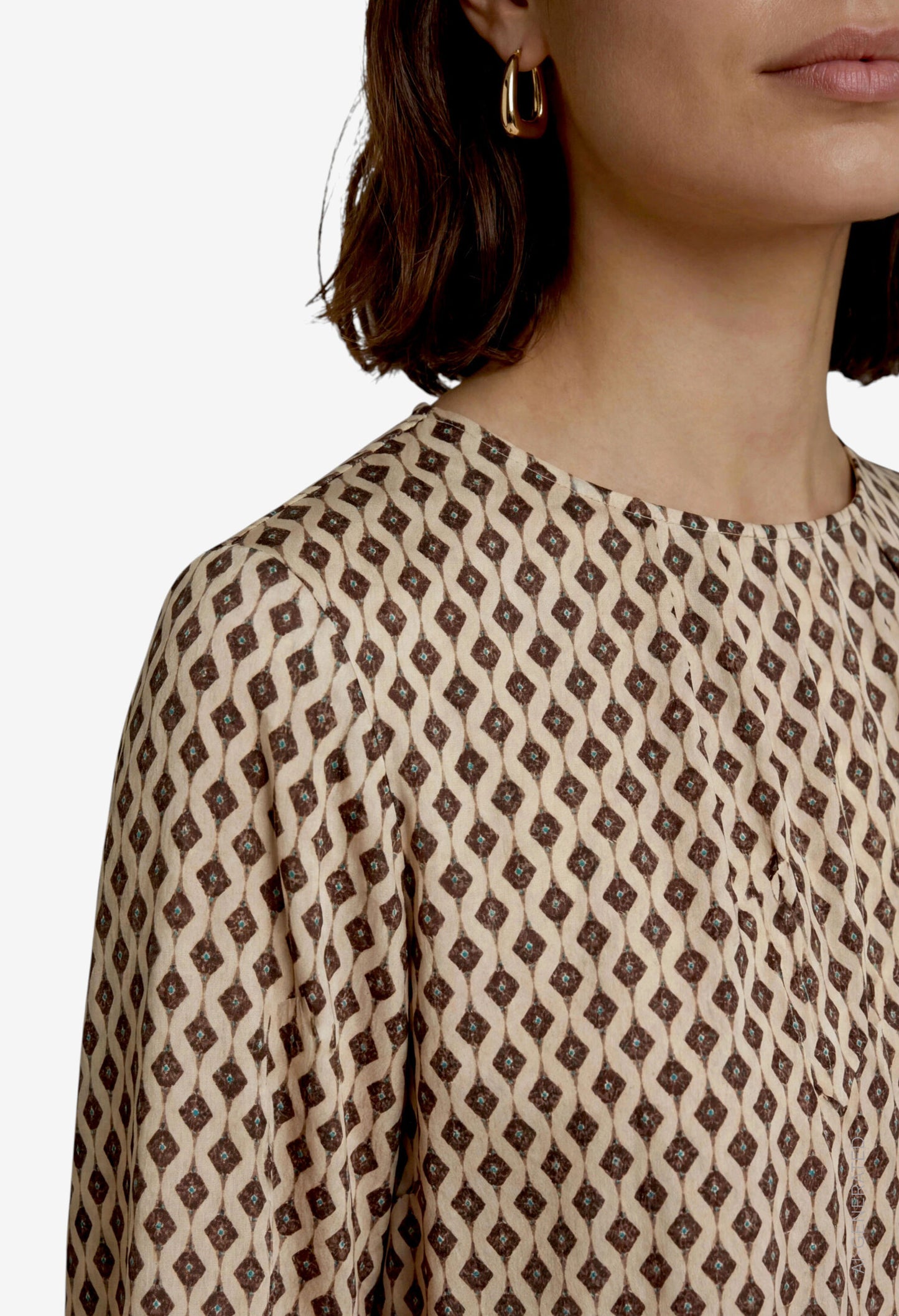 Abstract Print Blouse