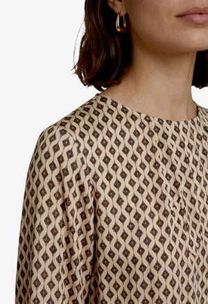 Abstract Print Blouse