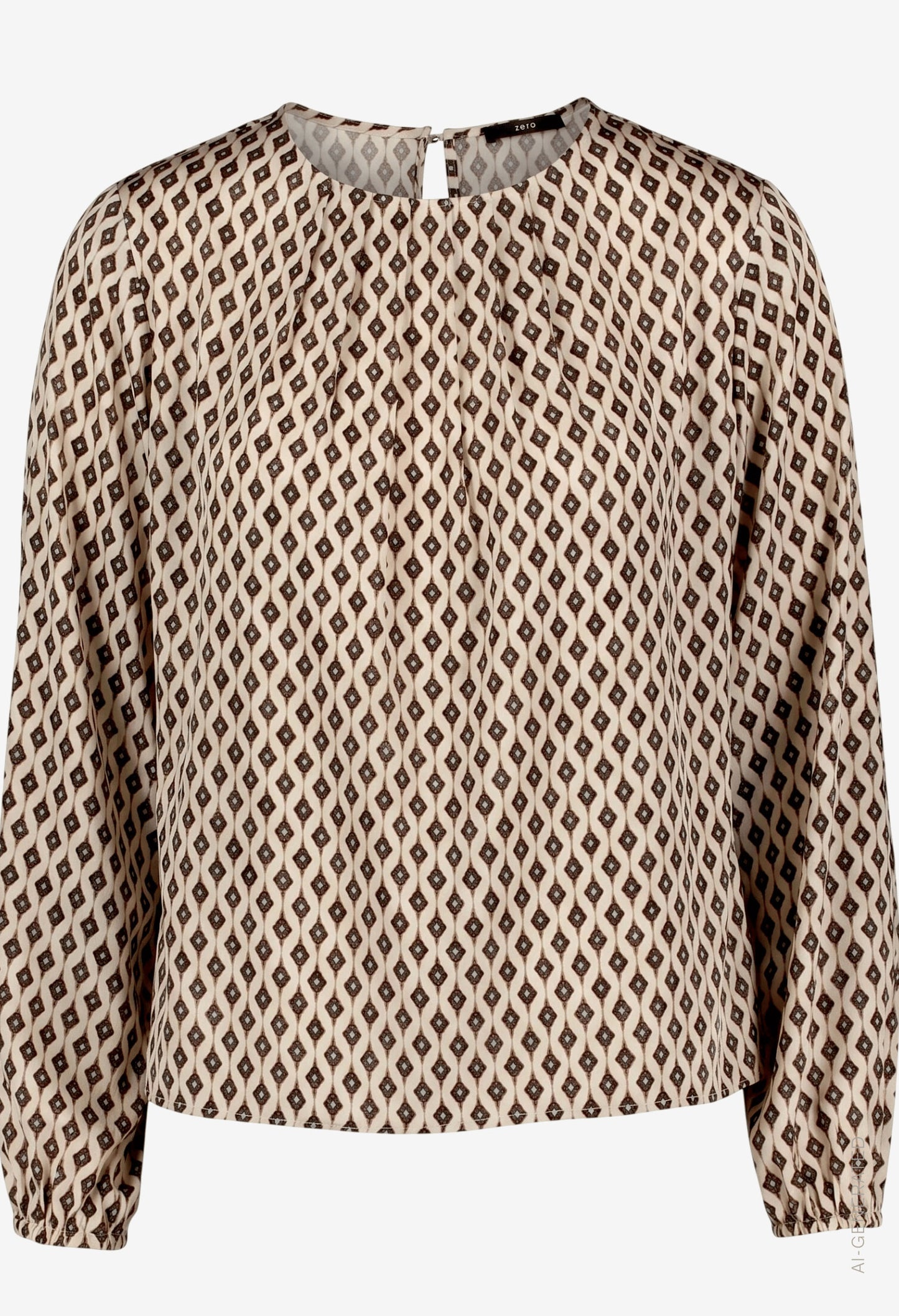 Abstract Print Blouse