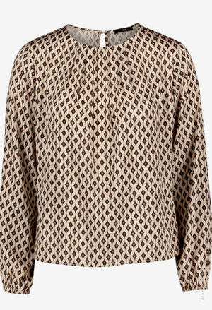 Abstract Print Blouse