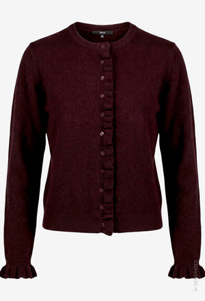Frill Detail Knit Cardigan