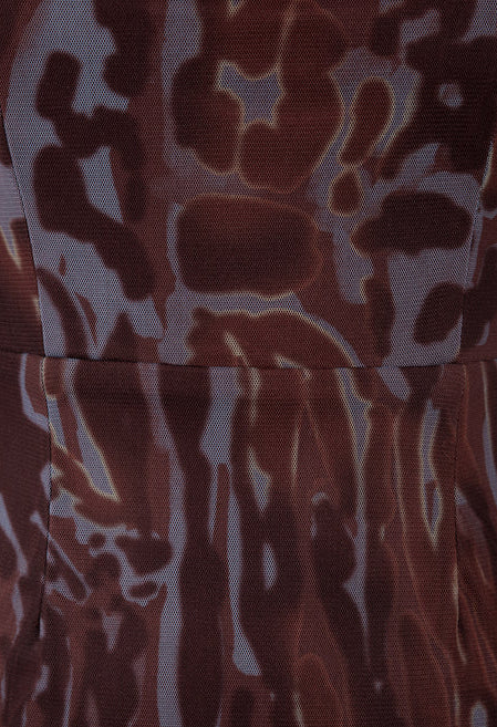 Animal Print Bandeau Dress