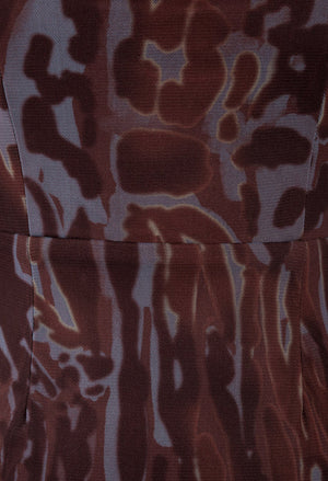 Animal Print Bandeau Dress