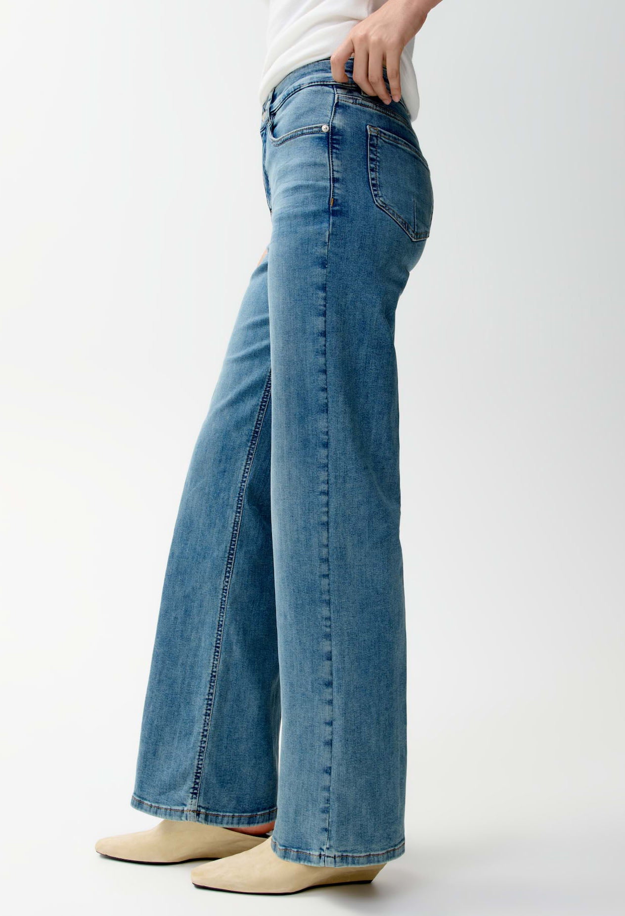 Melly Modern Wide Leg Jeans L30