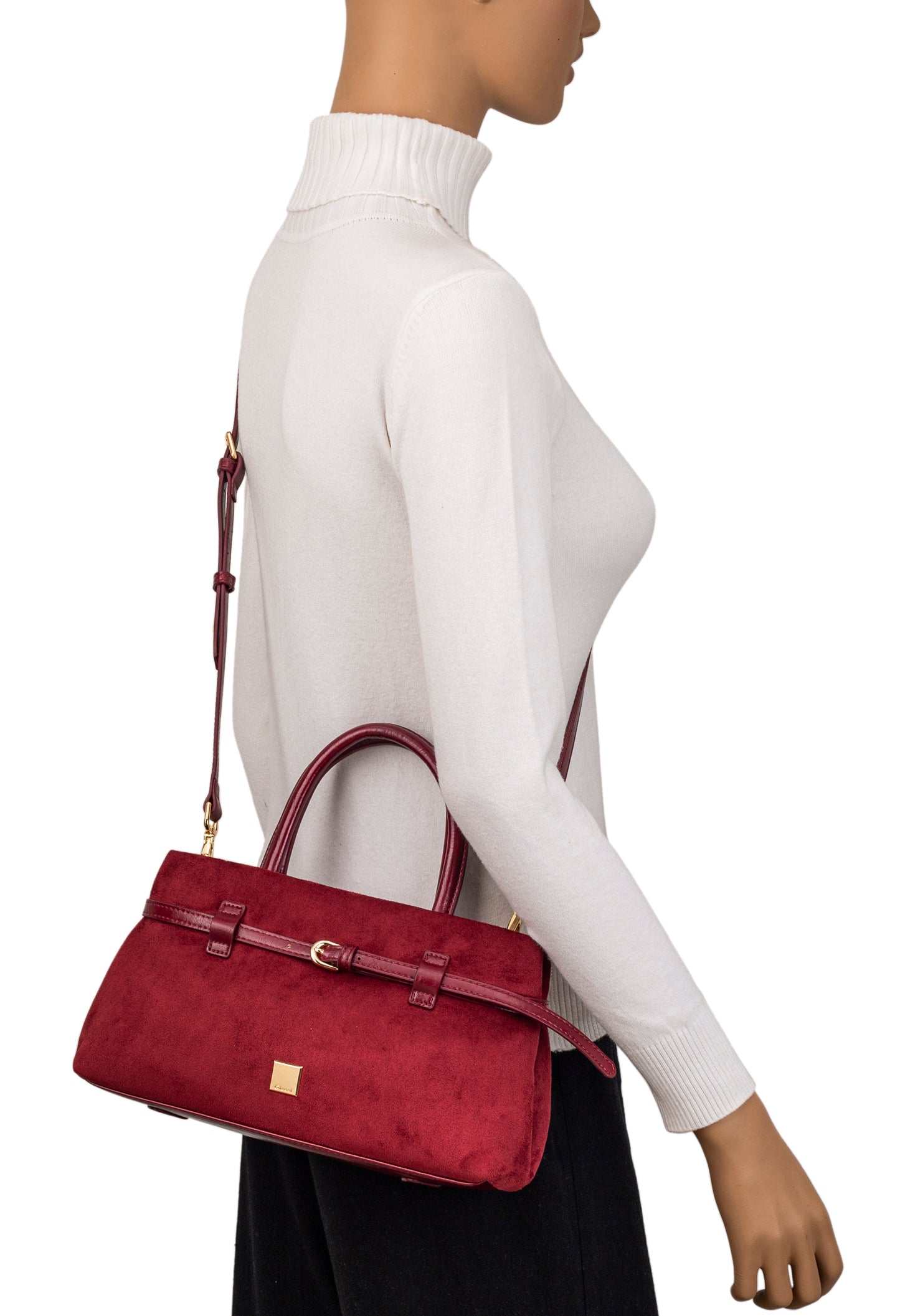 Front Buckle Baguette Bag