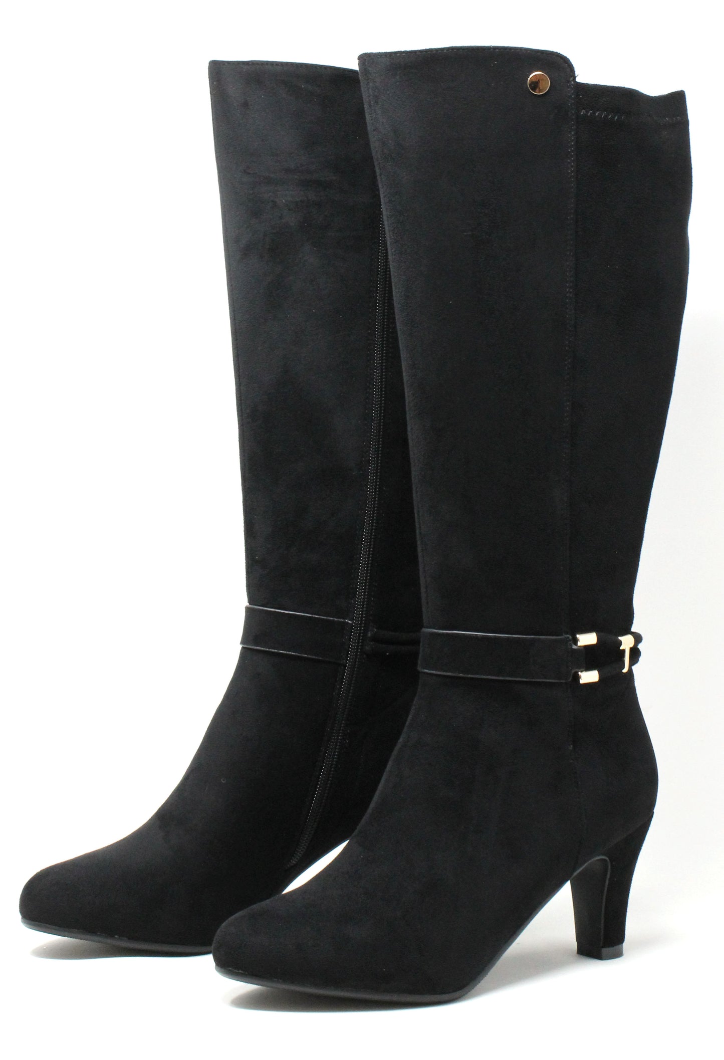 Buckled Knee High Boot