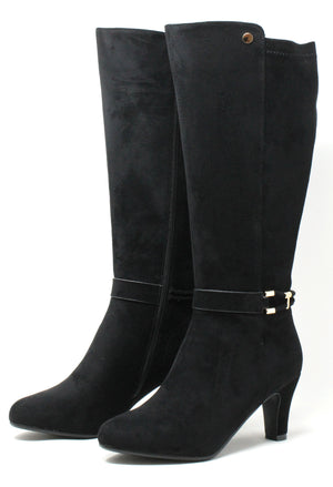 Buckled Knee High Boot