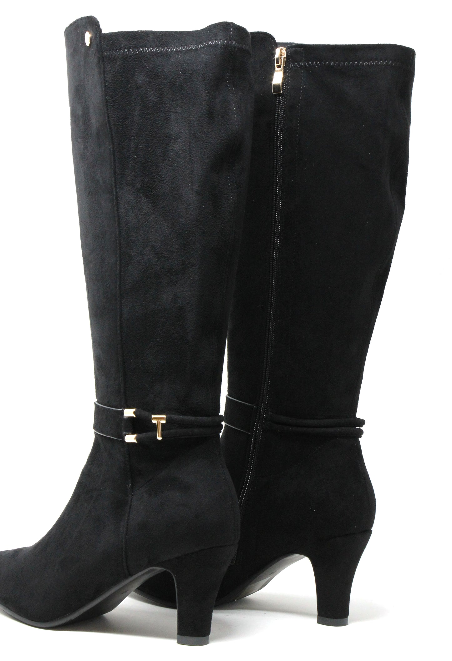 Buckled Knee High Boot