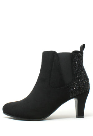 Diamante Heeled Ankle Boot