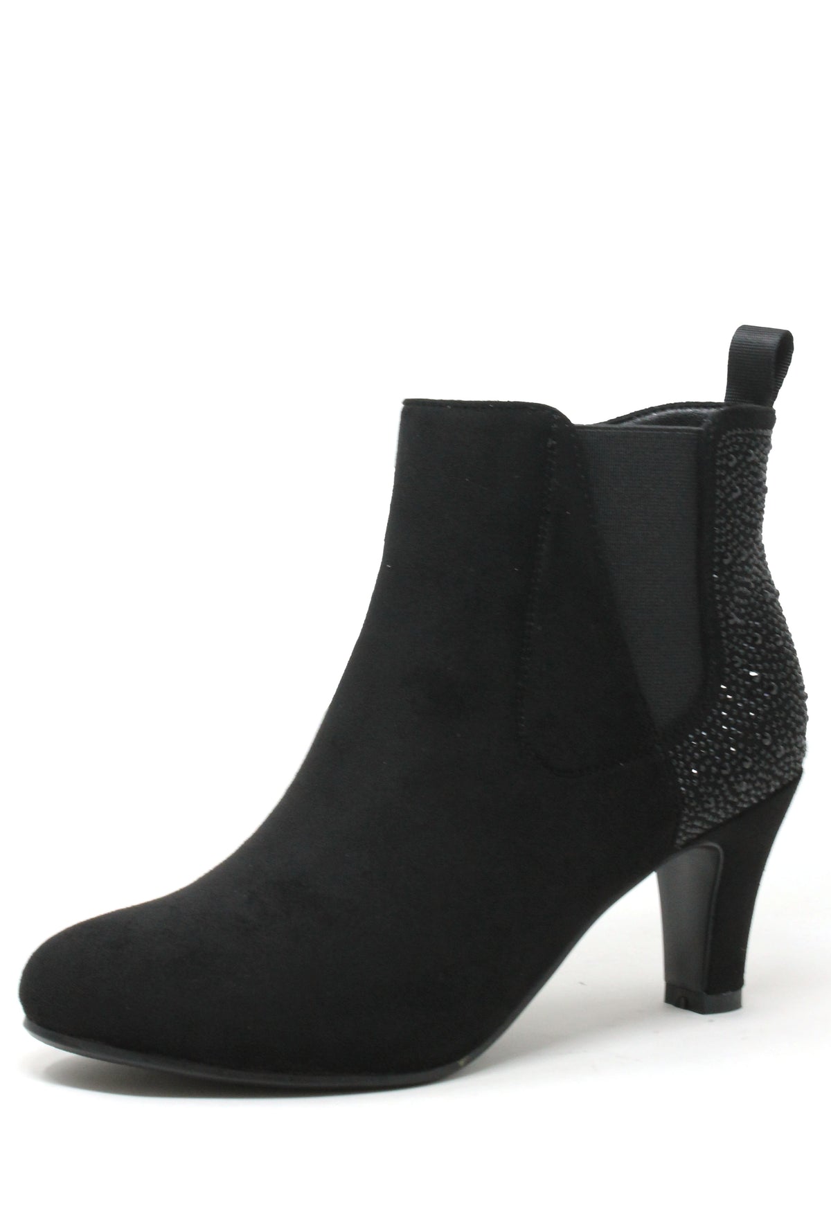 Diamante Heeled Ankle Boot