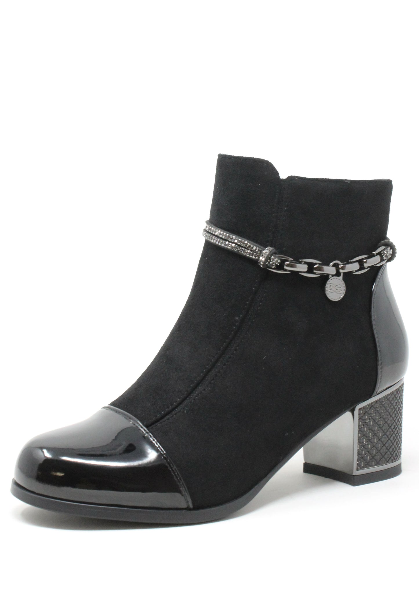 Diamante Strap Ankle Boots