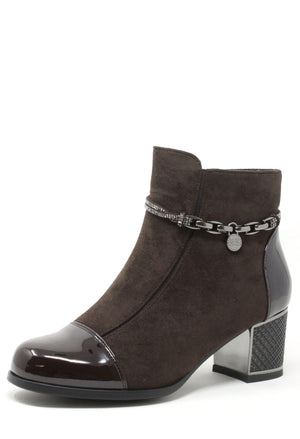 Diamante Strap Ankle Boots