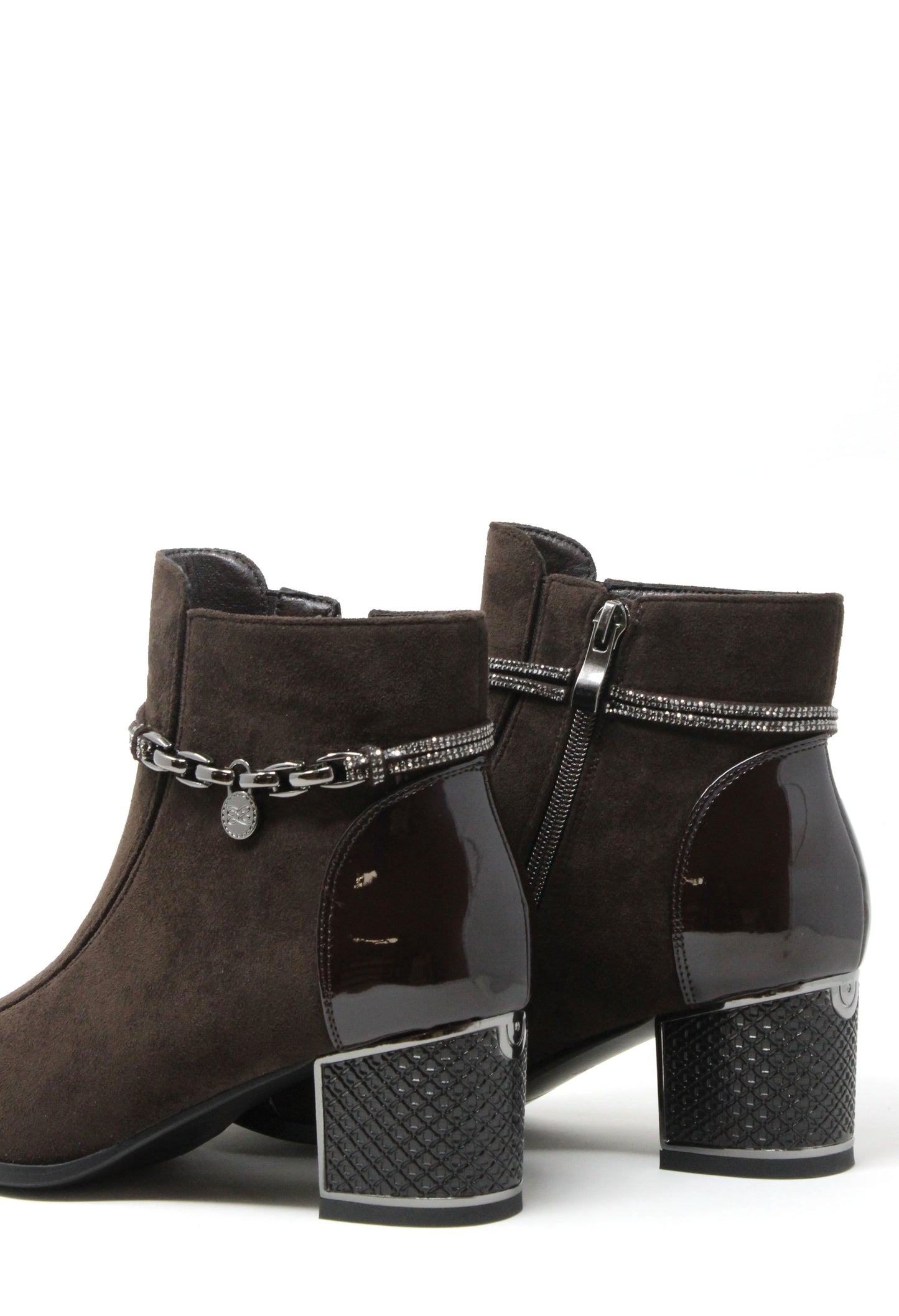 Diamante Strap Ankle Boots