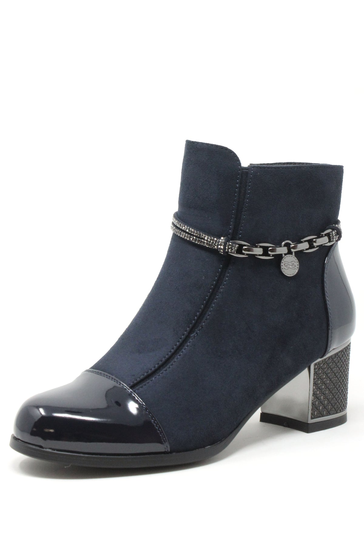 Diamante Strap Ankle Boots