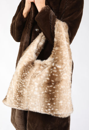 Faux Fur Shoulder Bag