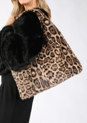 Faux Fur Shoulder Bag