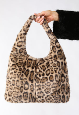 Faux Fur Shoulder Bag