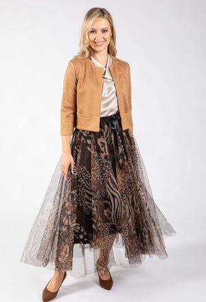 Carine Faux Suede Jacket