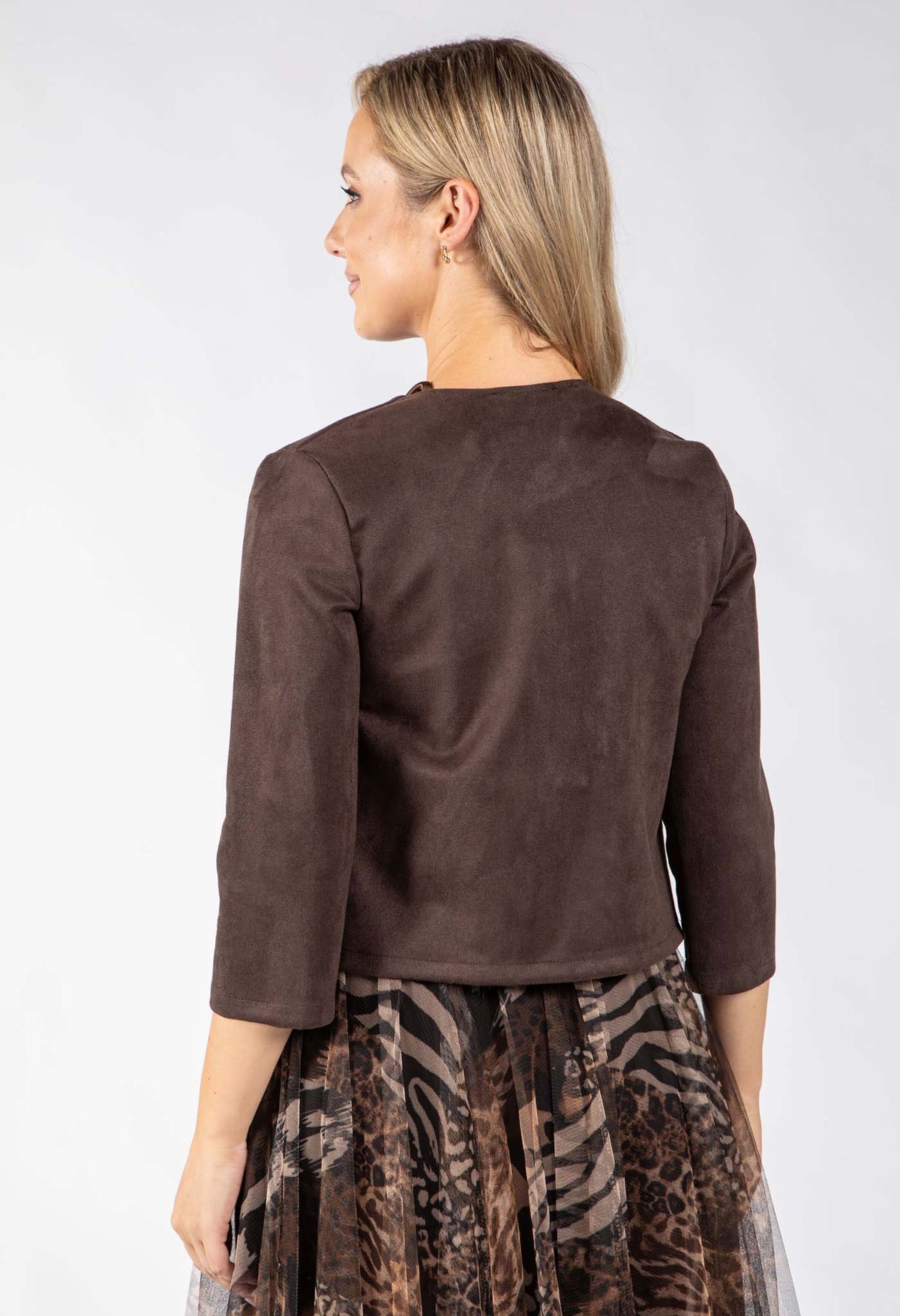 Carine Faux Suede Jacket