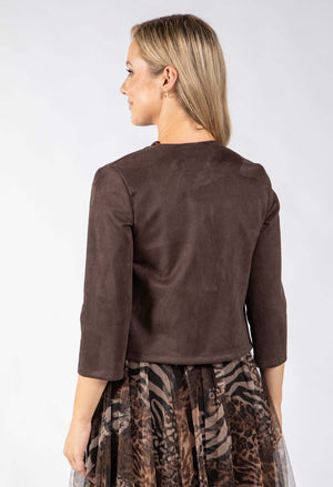 Carine Faux Suede Jacket
