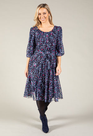 Floral Print Skater Dress