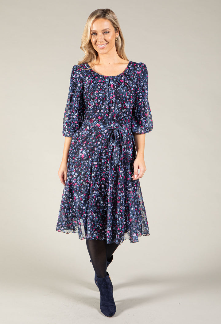 Floral Print Skater Dress