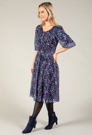 Floral Print Skater Dress