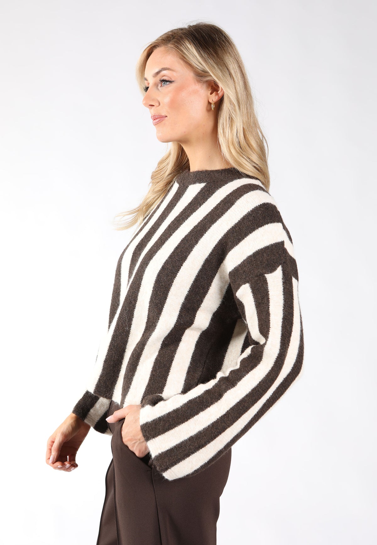 Striped Knit Jumper