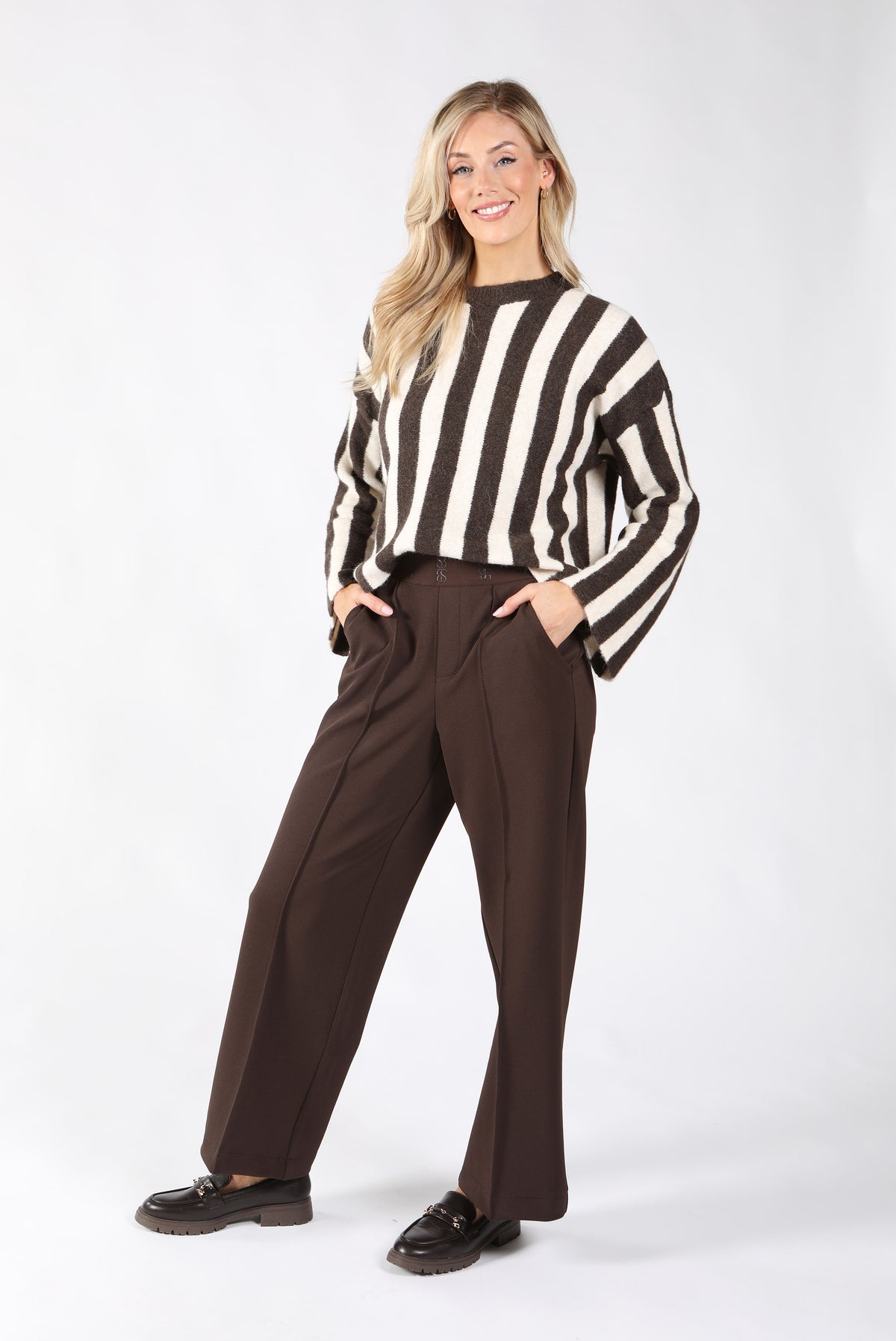 Striped Knit Jumper