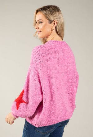 Star Design Knit Jumper