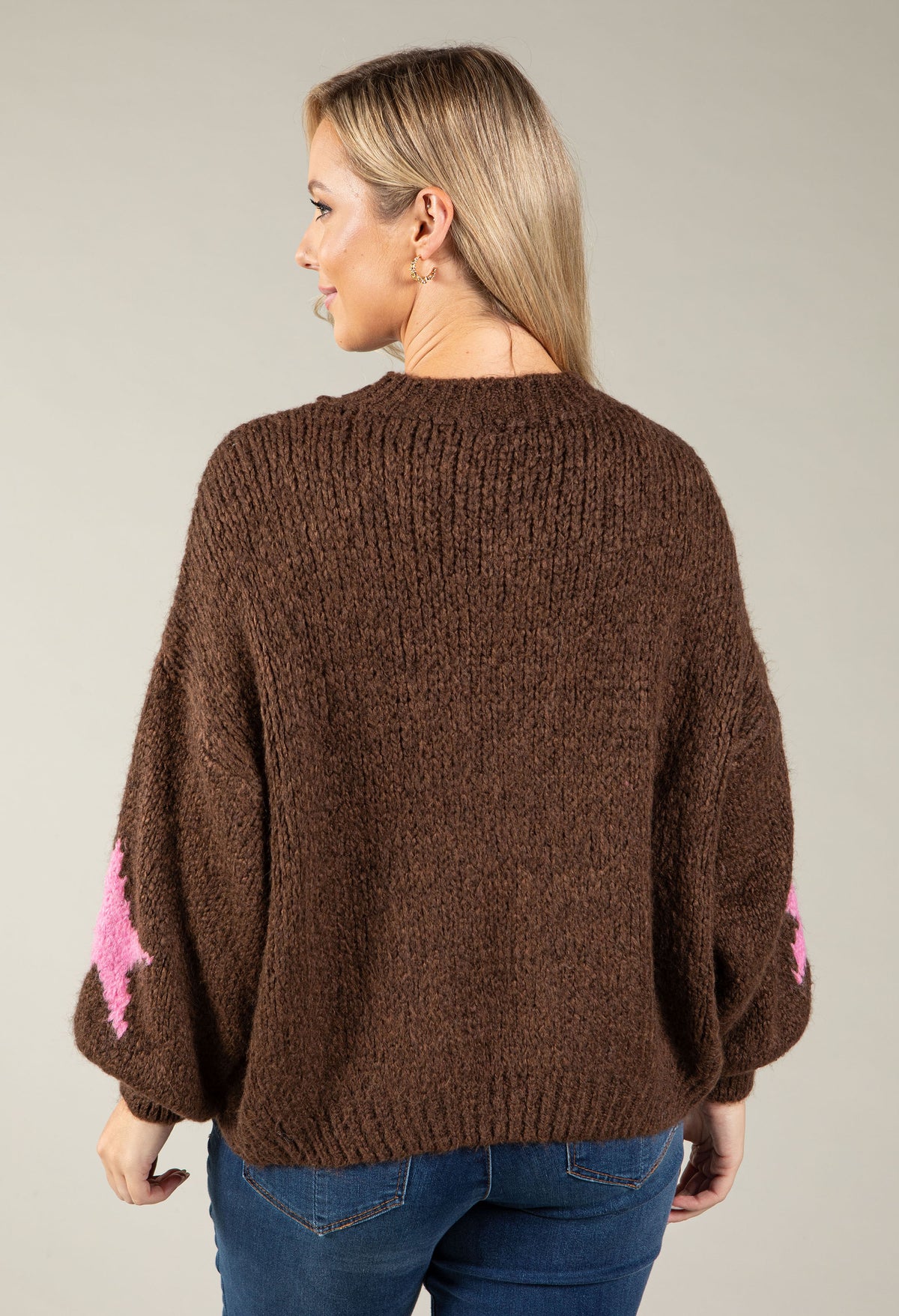 Star Design Knit Jumper