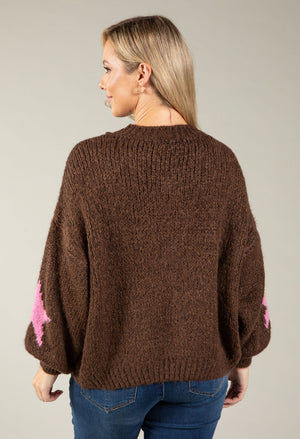 Star Design Knit Jumper