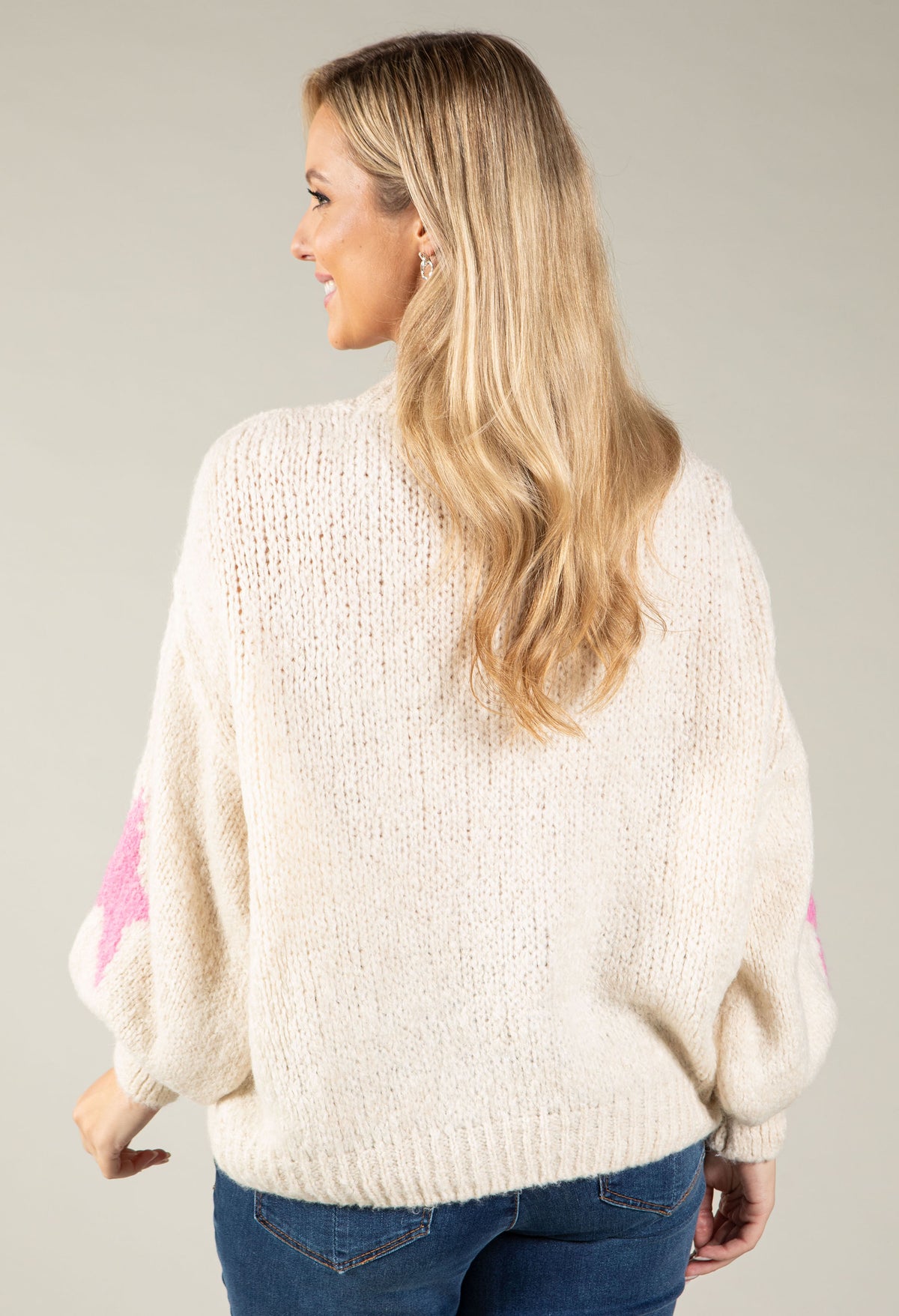 Star Design Knit Jumper