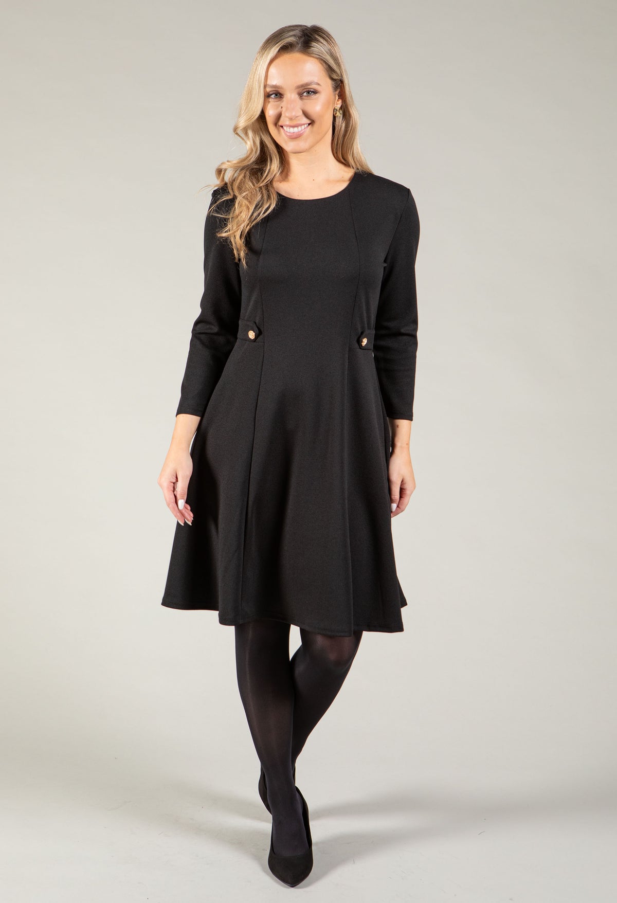 Panel Flare Dress