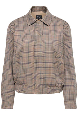 Onlursula Check Bomber Jacket