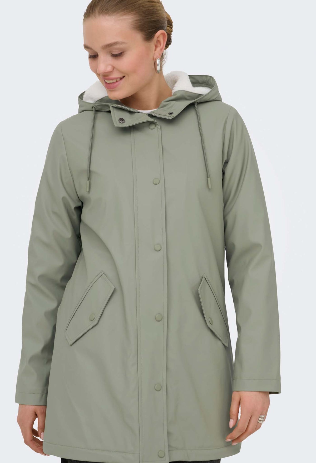 Onlsally Padded Raincoat