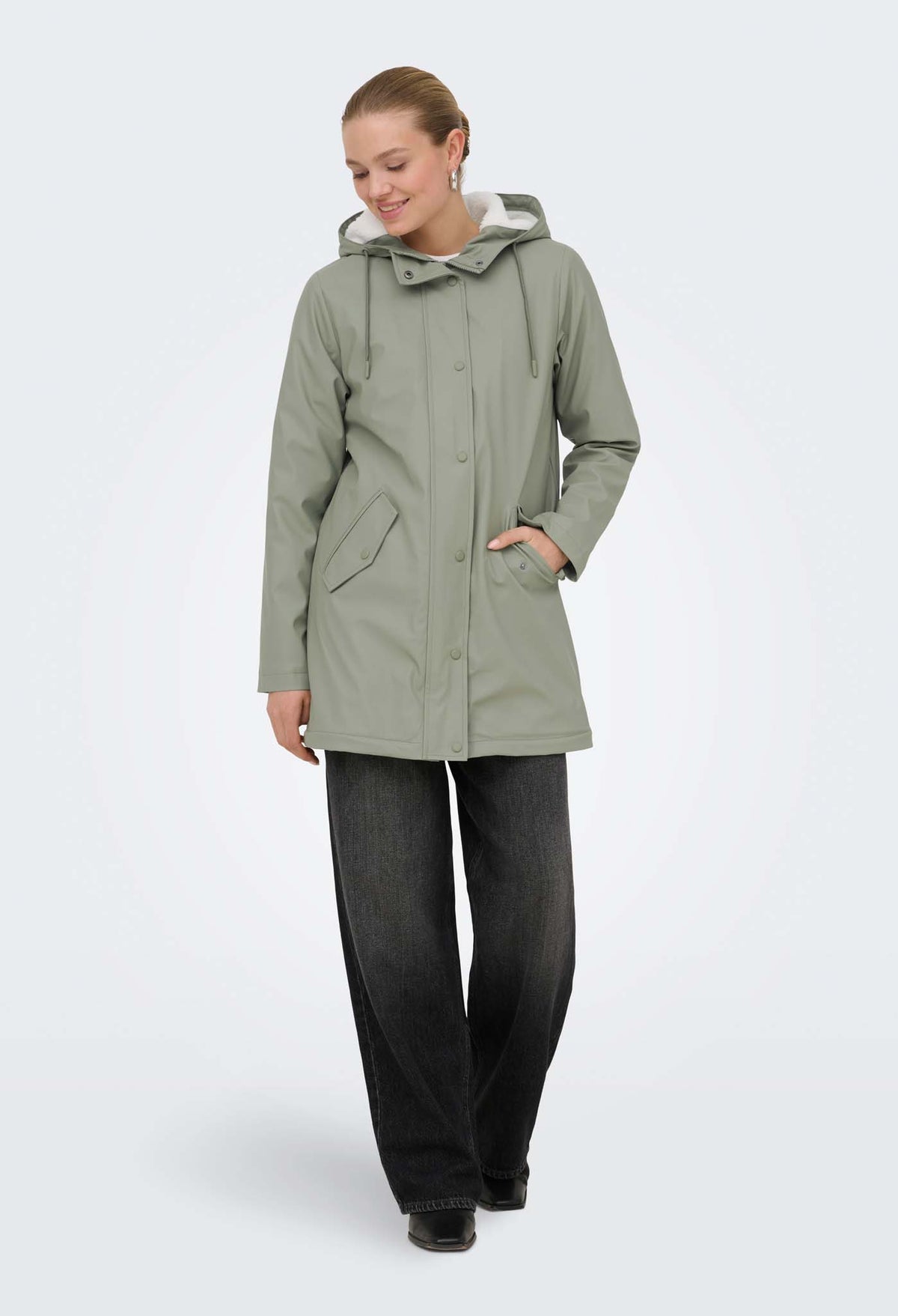 Onlsally Padded Raincoat