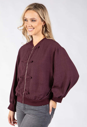 Oriental Style Bomber Jacket
